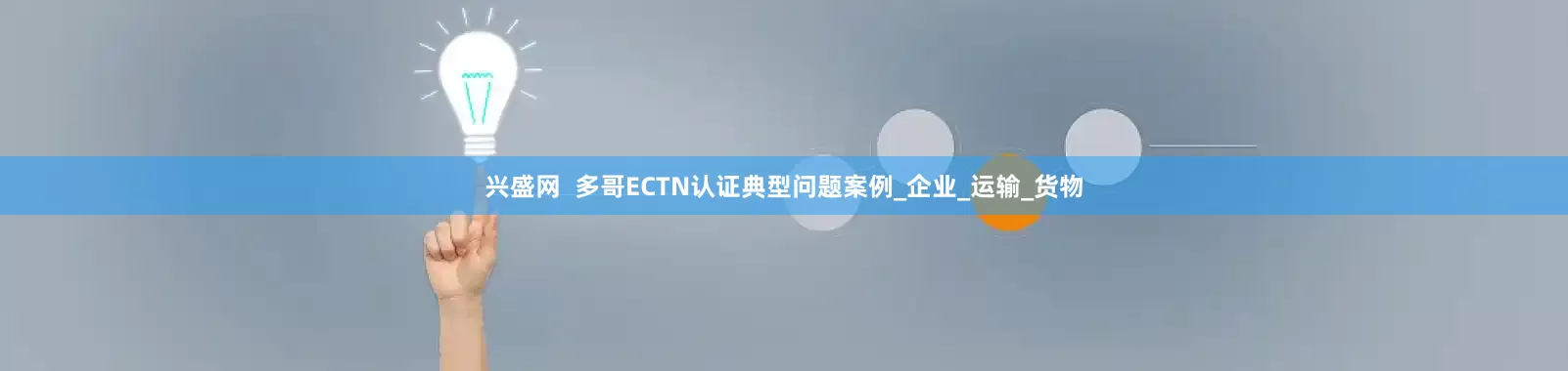 兴盛网  多哥ECTN认证典型问题案例_企业_运输_货物