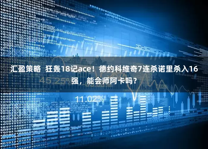 汇盈策略  狂轰18记ace！德约科维奇7连杀诺里杀入16强，能会师阿卡吗？