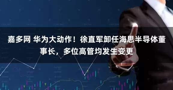 嘉多网 华为大动作！徐直军卸任海思半导体董事长，多位高管均发生变更