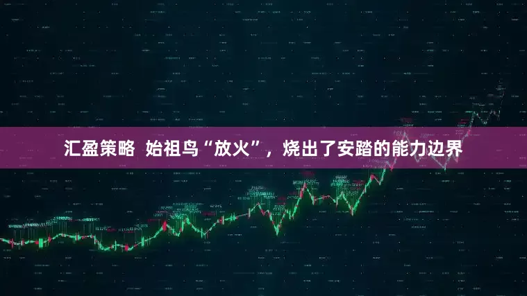 汇盈策略  始祖鸟“放火”，烧出了安踏的能力边界