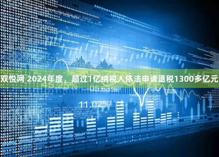 双悦网 2024年度，超过1亿纳税人依法申请退税1300多亿元