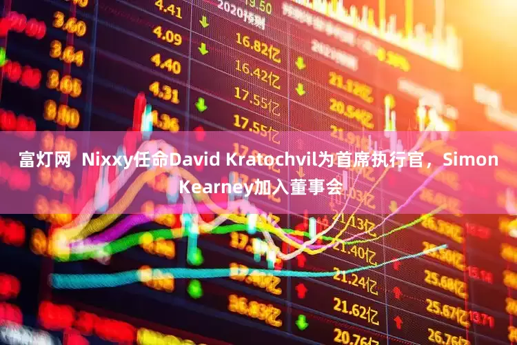 富灯网  Nixxy任命David Kratochvil为首席执行官，Simon Kearney加入董事会